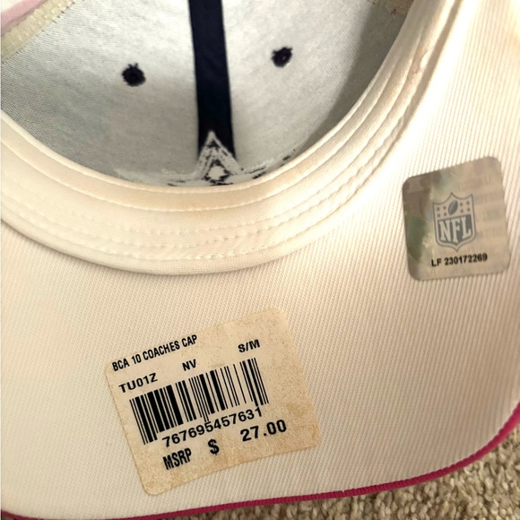 NWT Dallas Cowboys Ball Cap, Breast Cancer Awareness - Picture 7 of 7
